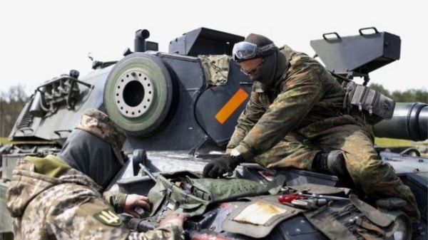 Українські військові на навчальній базі бундесверу