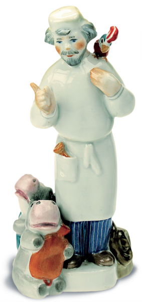 О. Жникруп «Доктор Айболить». Київський експериментальний кераміко-художній завод. 1986