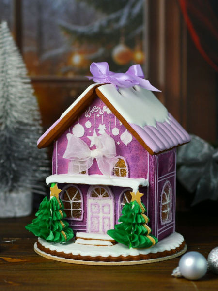 Кожний пряничний будиночок у різдвяно-новорічній колекції Олени Зіберт зачаровує красою