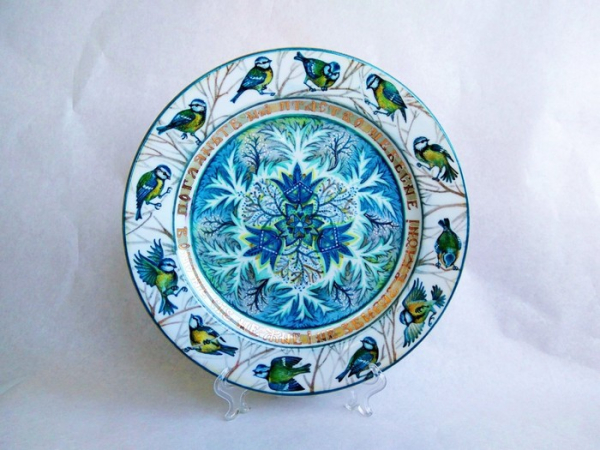 Тарілка «Синички» зачаровує красою