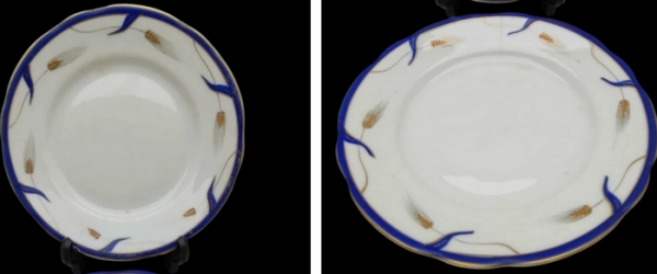 Тарілки Коростенського фарфорового заводу, 1972 рік