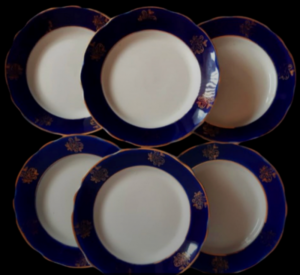 Тарілки Коростенського фарфорового заводу. 1971 рік