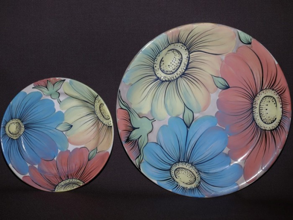 Людмила Райковська. Тарілки. Кам’янобрідський фаянсовий завод. 2000–ні роки