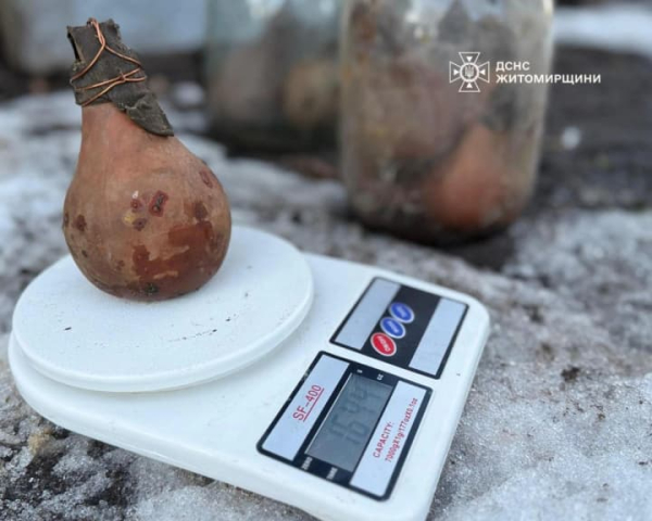 Житомир: У подвір’ї знайшли 15 кг гідраргіруму.