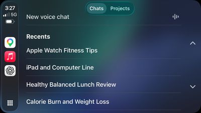 ChatGPT в CarPlay