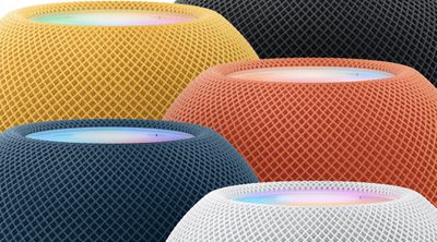 П'ять кольорів HomePod mini