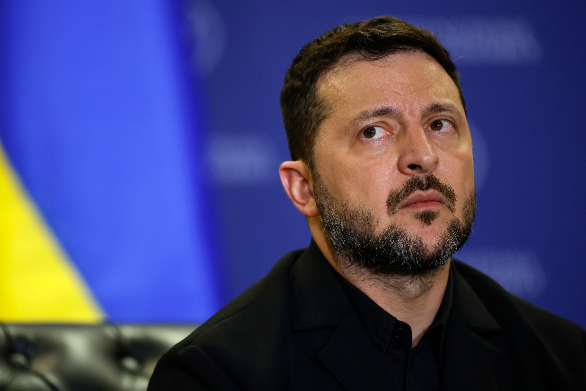 Президент Володимир Зеленський бере участь у двосторонній зустрічі з Президентом США Дональдом Трампом у штаб-квартирі ООН у Нью-Йорку 22 вересня 2026 року. (Чіп Сомодевілла / Getty Images)